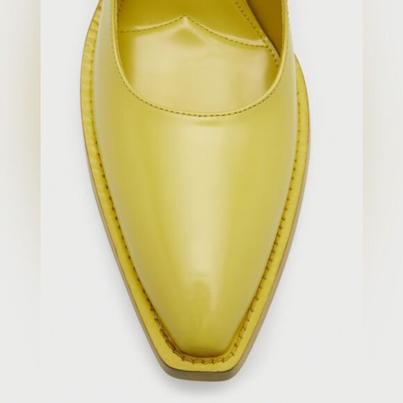 PRADA Leather Mary Jane Block Heel Pumps - Picture 6 of 6